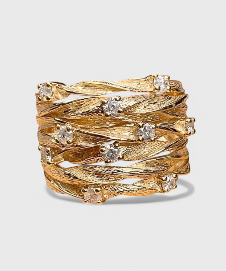 Bague vintage – Or intemporel