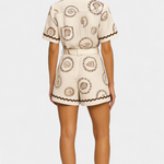 T-shirt Jumpsuit "Seashell" – Schelpdetail
