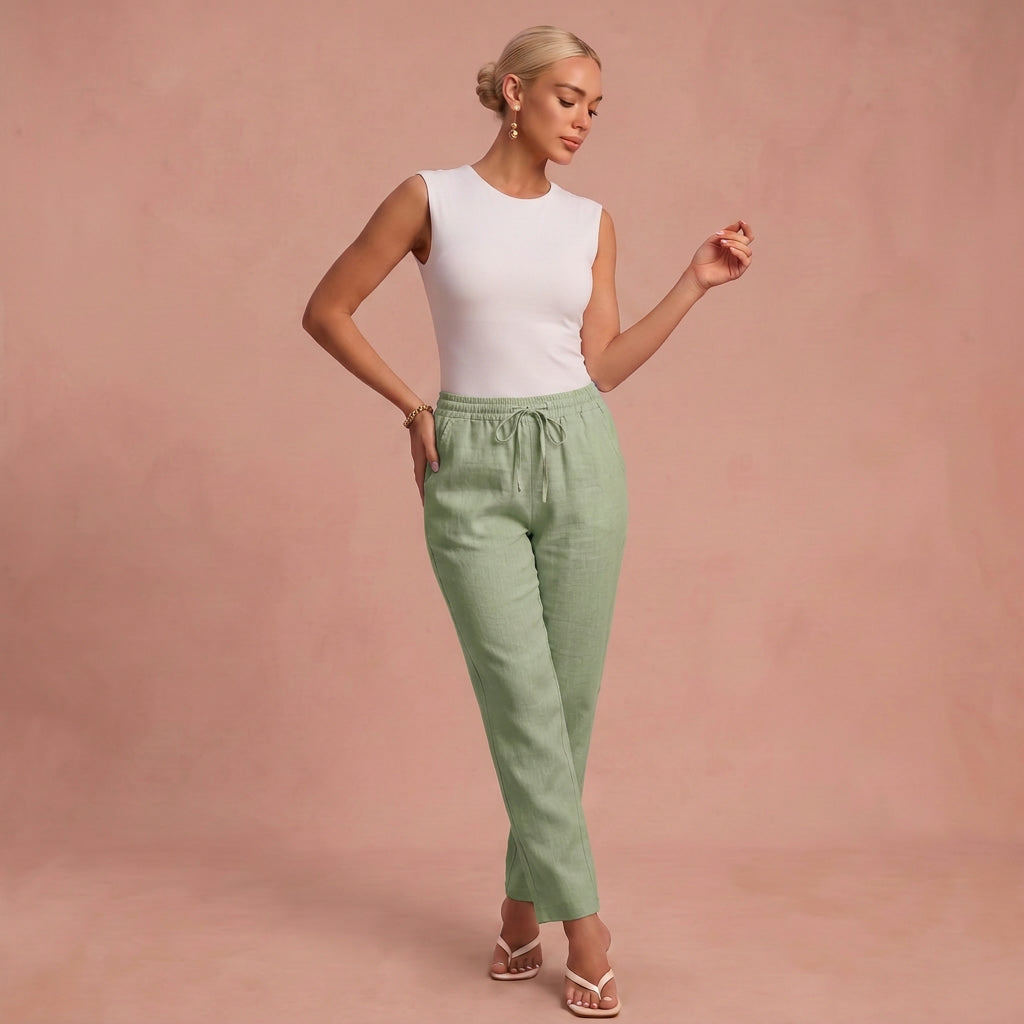 Pantalon "Ida" – Lin léger