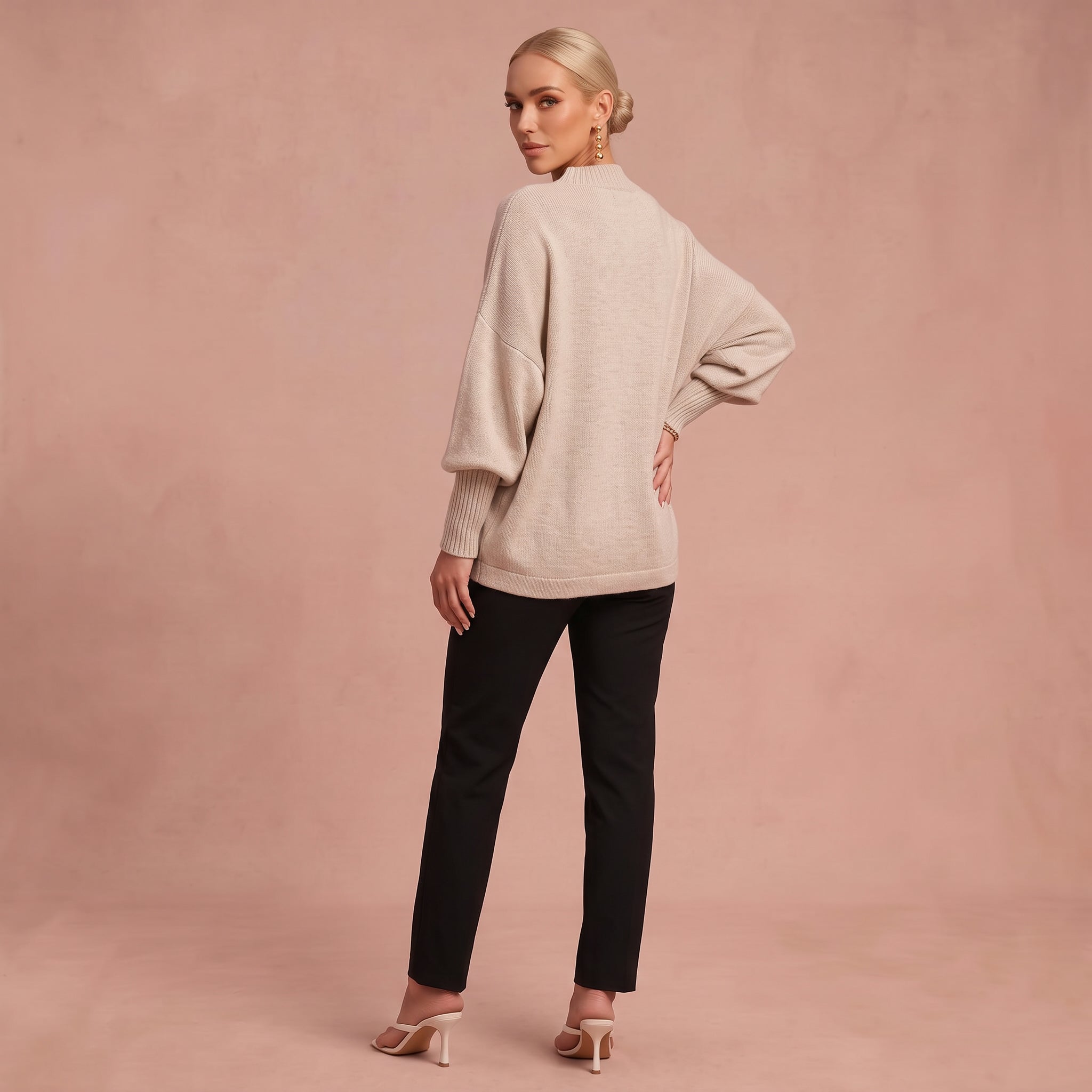Oversized Gebreide Trui "Rosa"