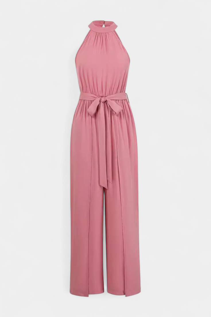 Asymmetrische Jumpsuit "Antonia" – Cut-Out & Strikmouw