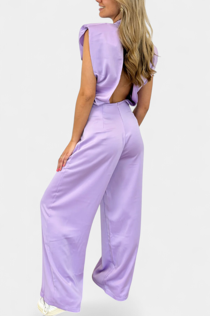 Rugloze Jumpsuit "Marie-Luise" – Vloeiend