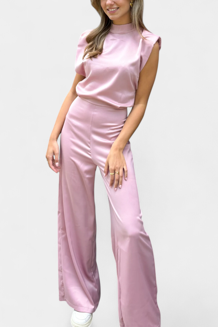 Rugloze Jumpsuit "Elke" – Vloeiende Snit
