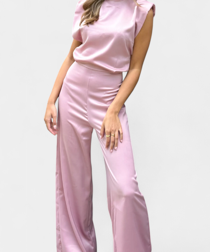 Rugloze Jumpsuit "Elke" – Vloeiende Snit