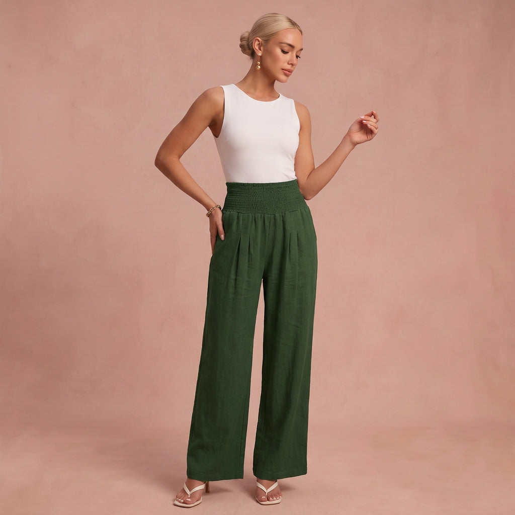 Losse Linnen Broek "Svenja"