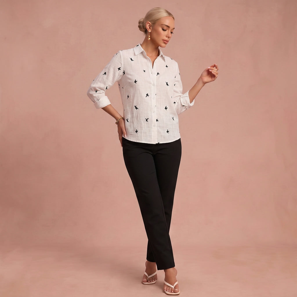 Blouse "Lotte" – Katoen & Linnen