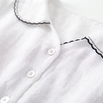 Robe "Heidi" – Coton-Lin à Manches Mi-Longues