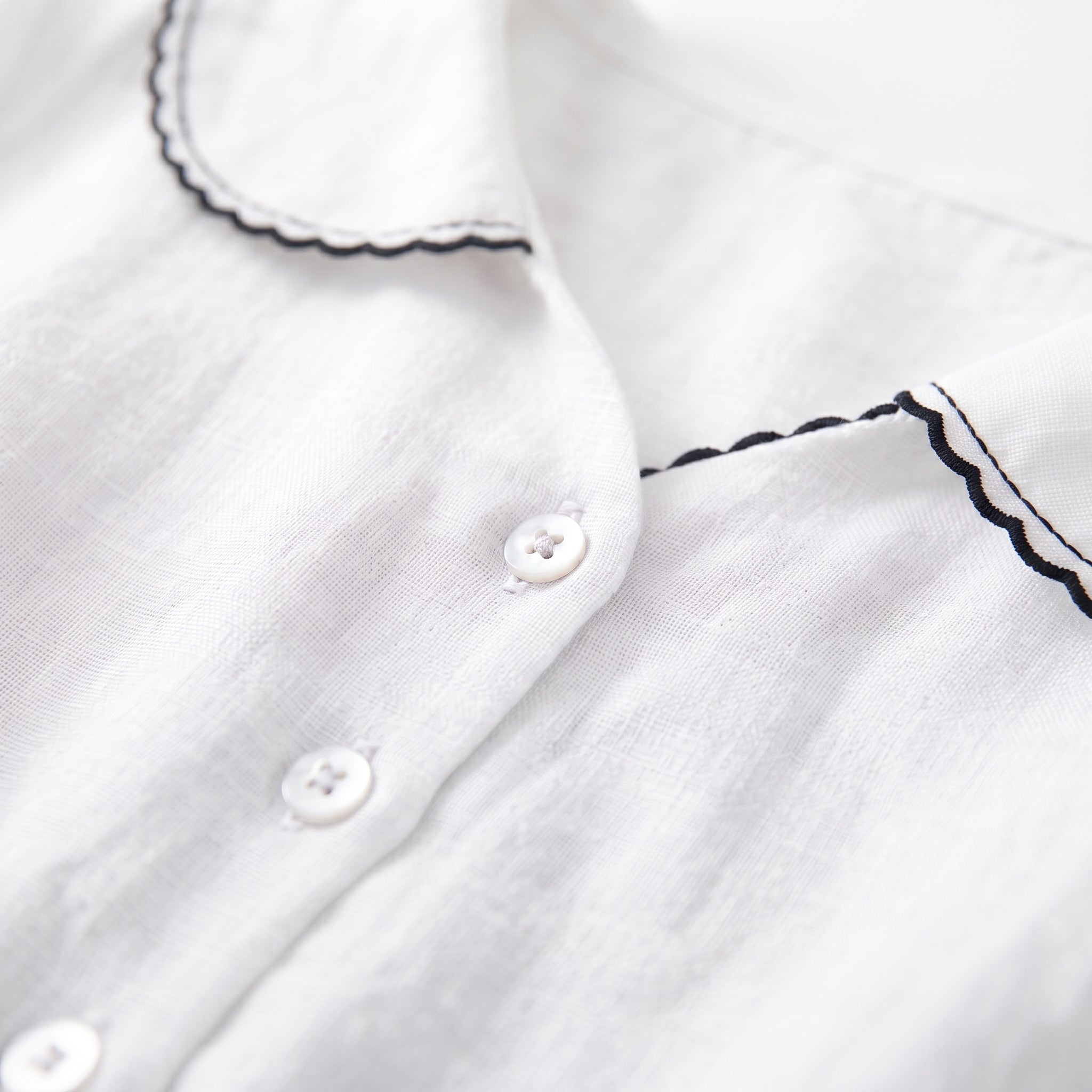 Robe "Heidi" – Coton-Lin à Manches Mi-Longues