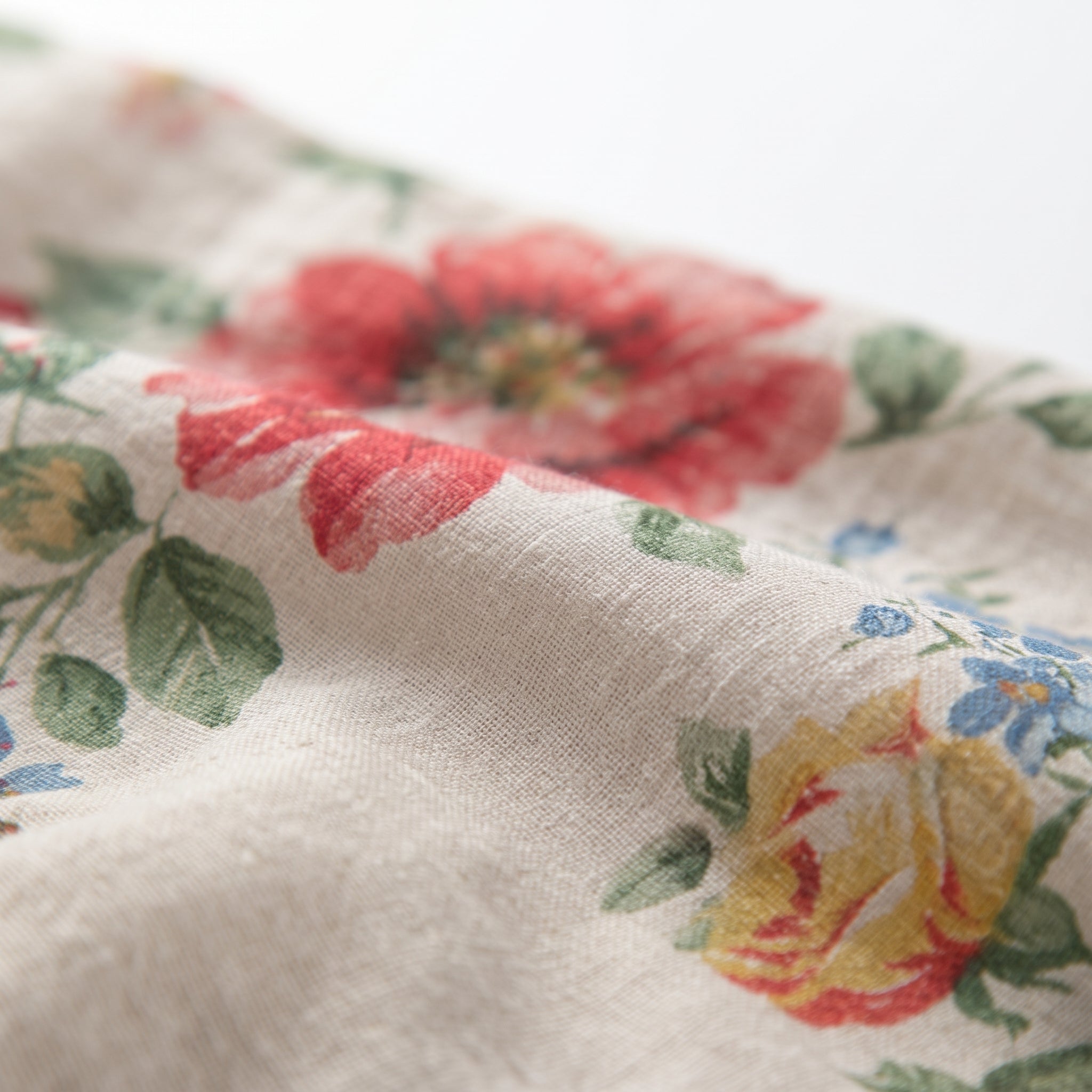Robe Fleurie "Laura" – Coton-Lin