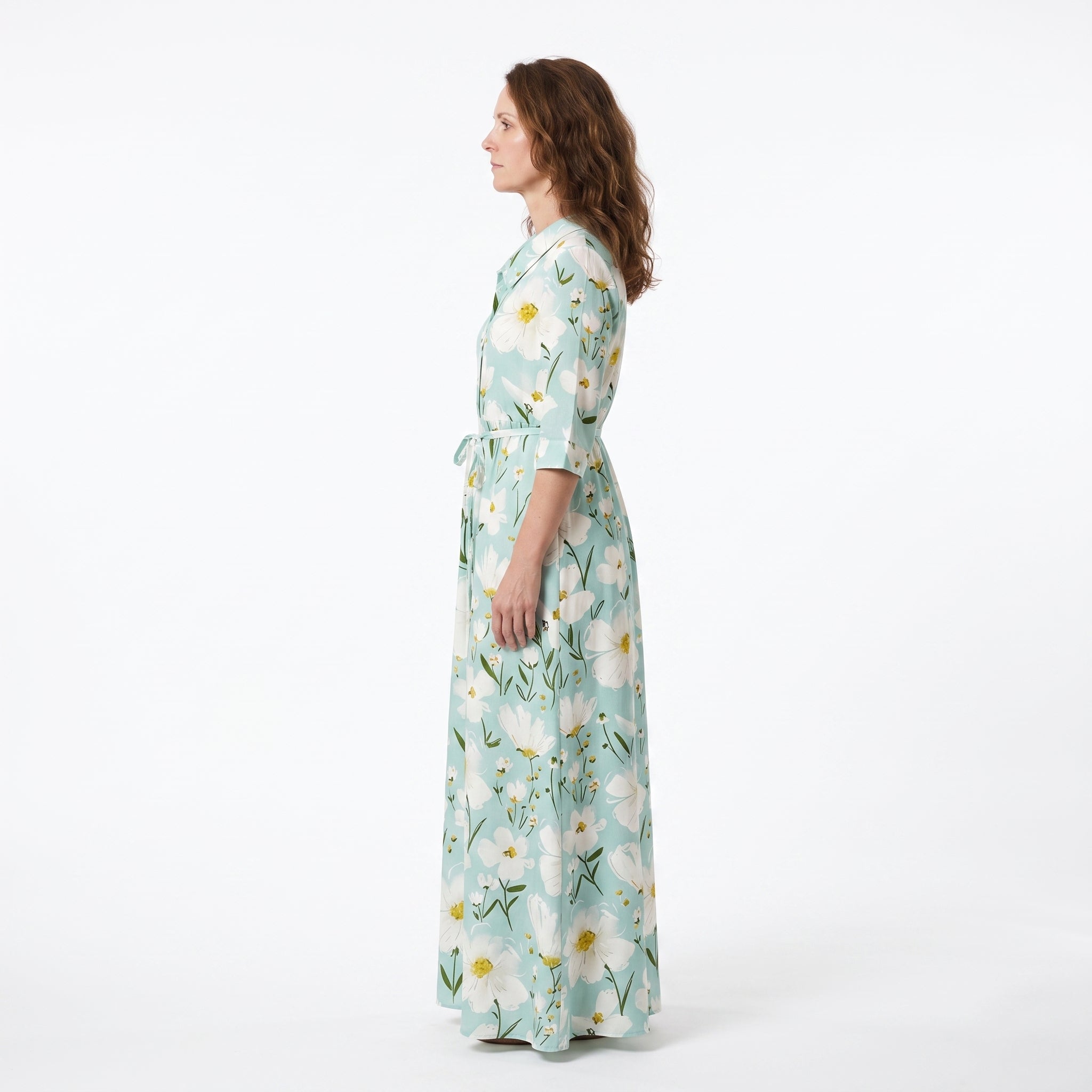 Bloemenkleed "Sophie" – Katoen & Linnen