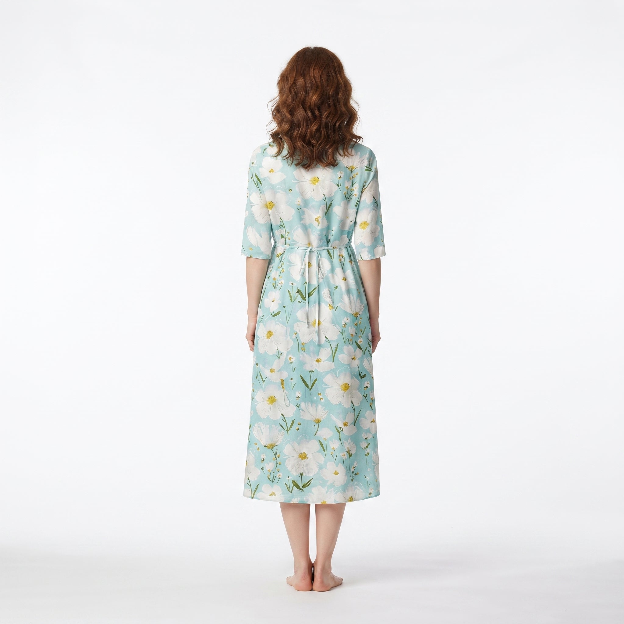 Bloemenkleed "Sophie" – Katoen & Linnen