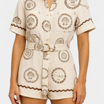 T-shirt Jumpsuit "Seashell" – Schelpdetail