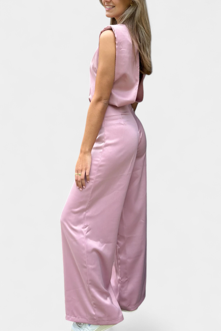Rugloze Jumpsuit "Marie-Luise" – Vloeiend