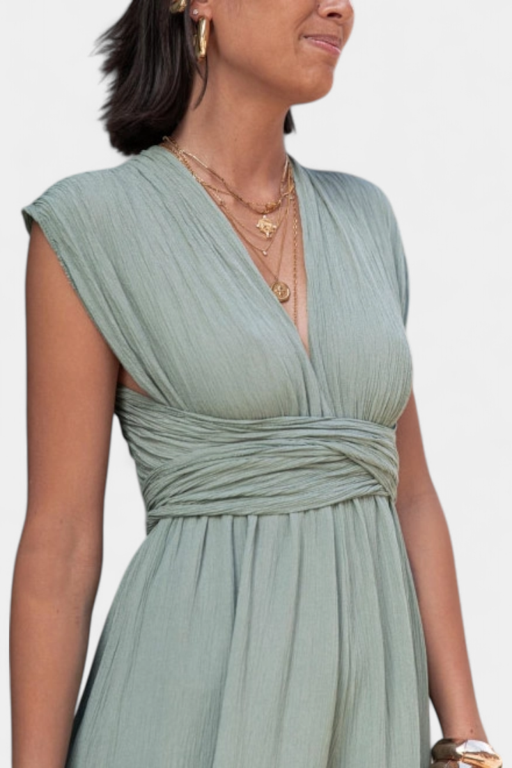 Multifunctionele Jumpsuit "Verena" – Overslag