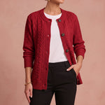 Gebreid Vest "Senta" – Kabelpatroon