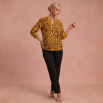 Blouse "Regina" – Luipaardprint