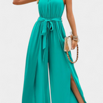 Asymmetrische Jumpsuit "Antonia" – Cut-Out & Strikmouw