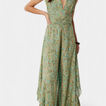 Jumpsuit "Rosemarie" – Groene Bloemenprint