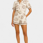 T-shirt Jumpsuit "Seashell" – Schelpdetail