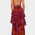 Chiffon Kleed "Nina" – Diepe V-Hals