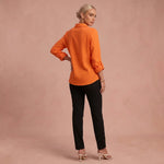 Blouse "Rosa" – Romantisch & Luchtig