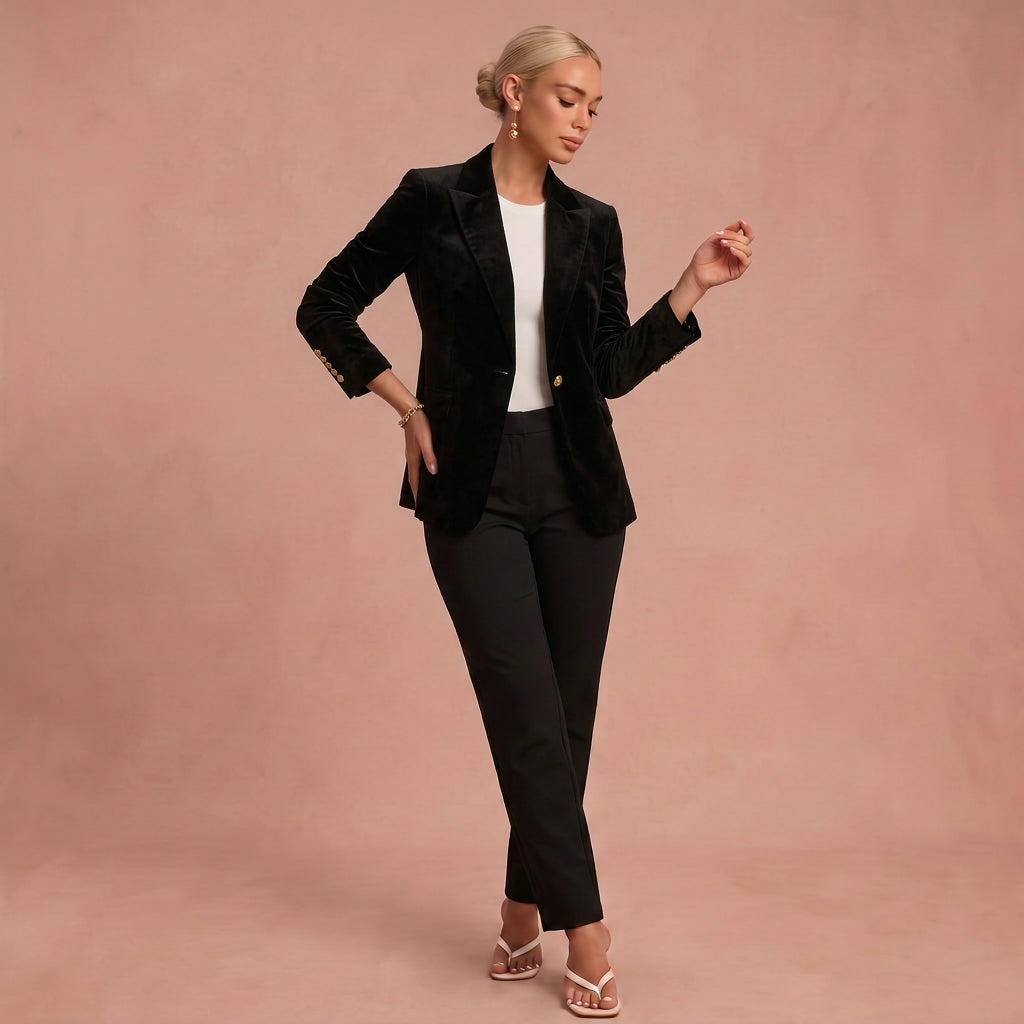 Manteau classique – Tissu luxueux