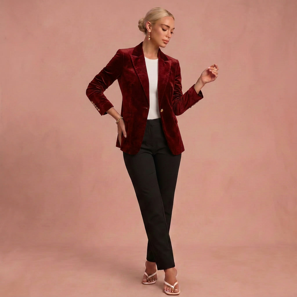 Manteau classique – Tissu luxueux