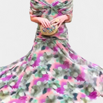 Lang Kleed "Vera" – Bloemenprint