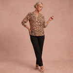 Blouse "Regina" – Luipaardprint