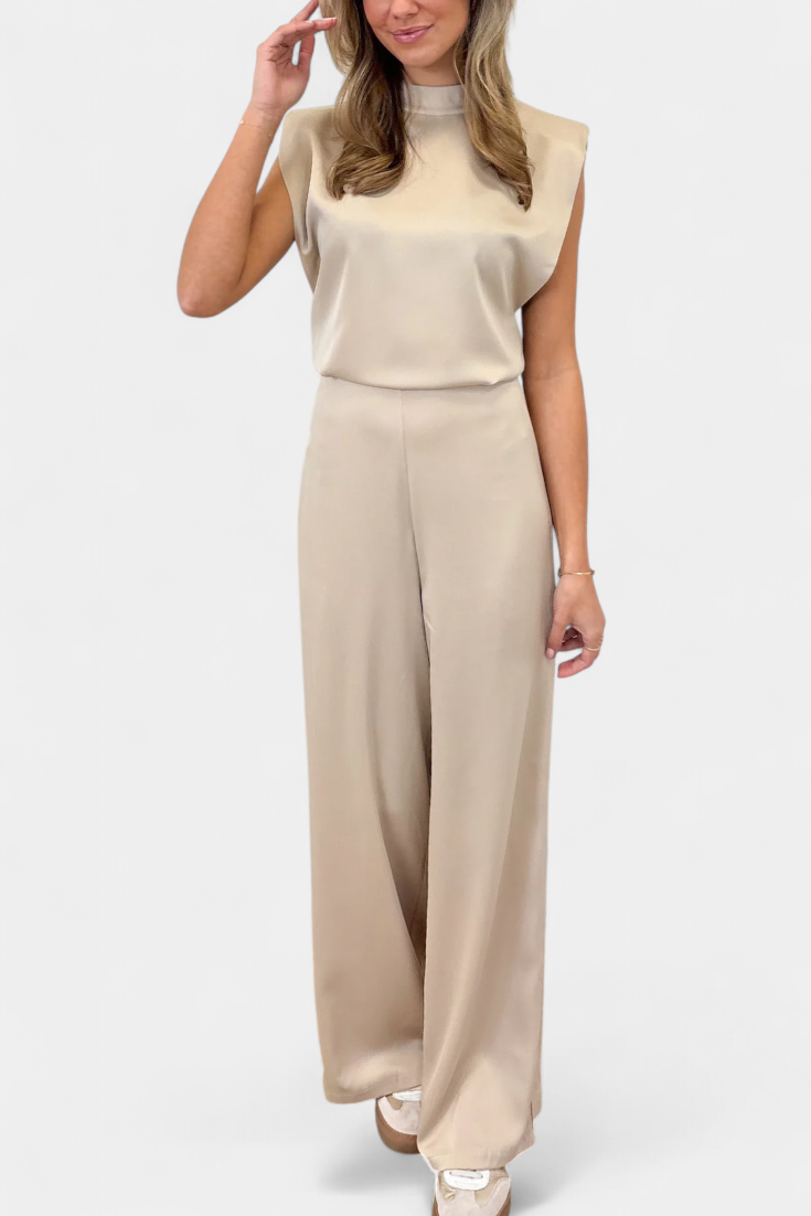 Rugloze Jumpsuit "Marie-Luise" – Vloeiend