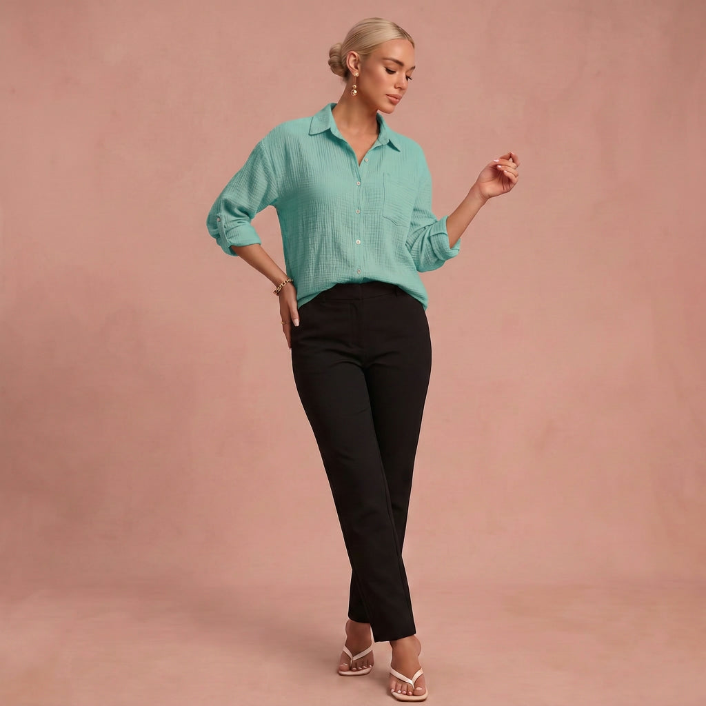 Blouse "Rosa" – Romantique & Aérienne