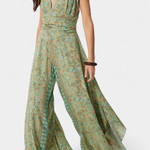 Jumpsuit "Rosemarie" – Groene Bloemenprint