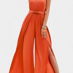 Asymmetrische Jumpsuit "Antonia" – Cut-Out & Strikmouw