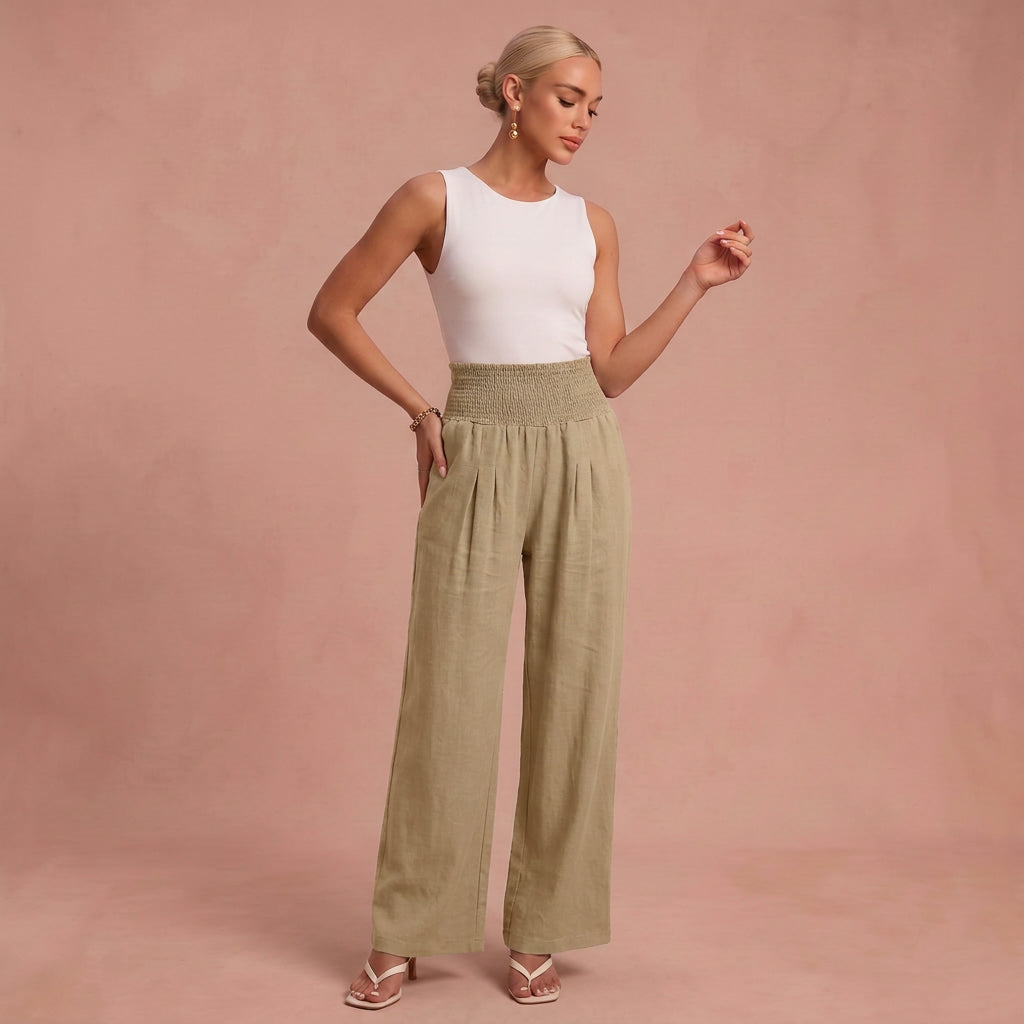 Losse Linnen Broek "Svenja"