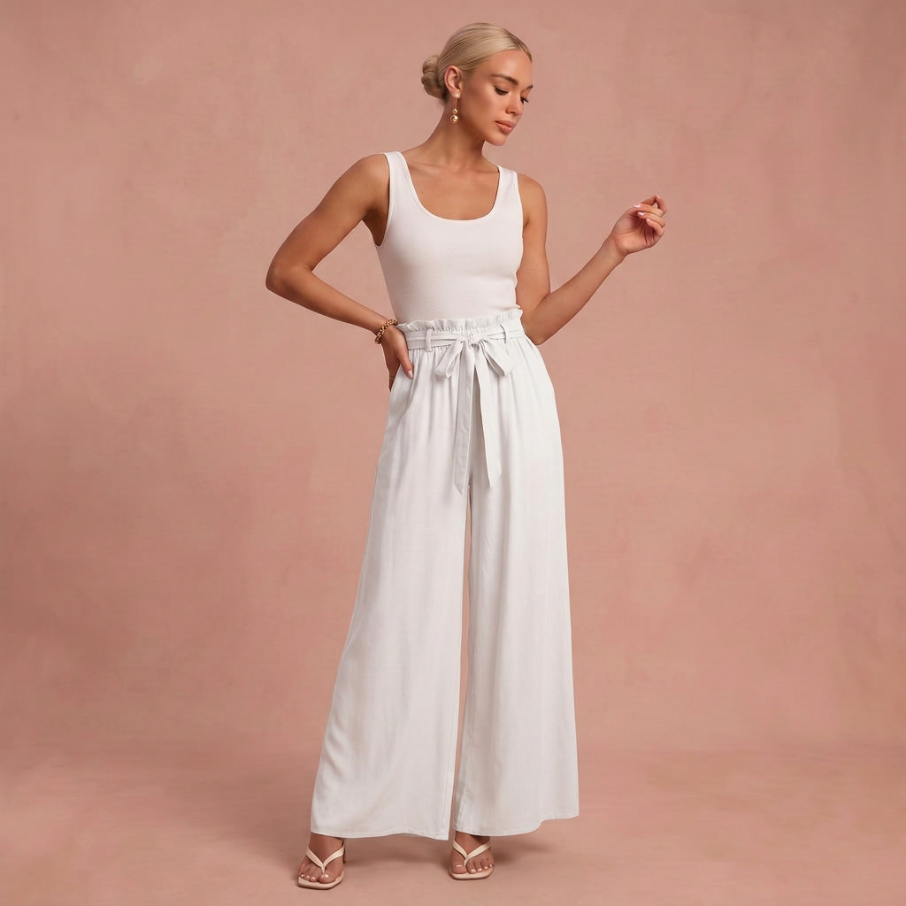 Losse Broek "Lea" – Hoge Taille