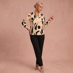 Blouse "Marie" – V-Hals & Lange Mouwen