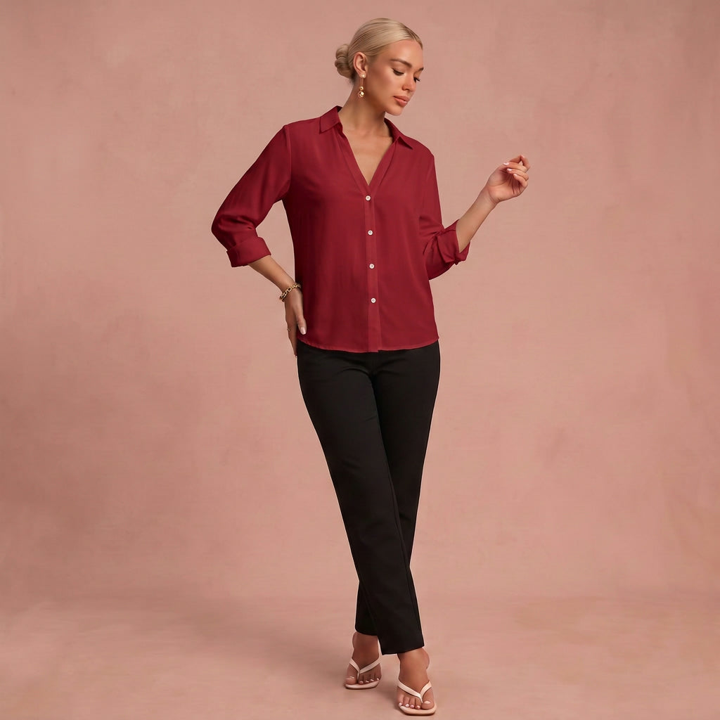 Blouse "Lina" – Licht & Comfortabel
