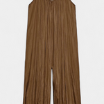 Plissé Jumpsuit "Lea" – Bruin