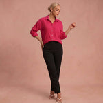 Blouse "Rosa" – Romantisch & Luchtig