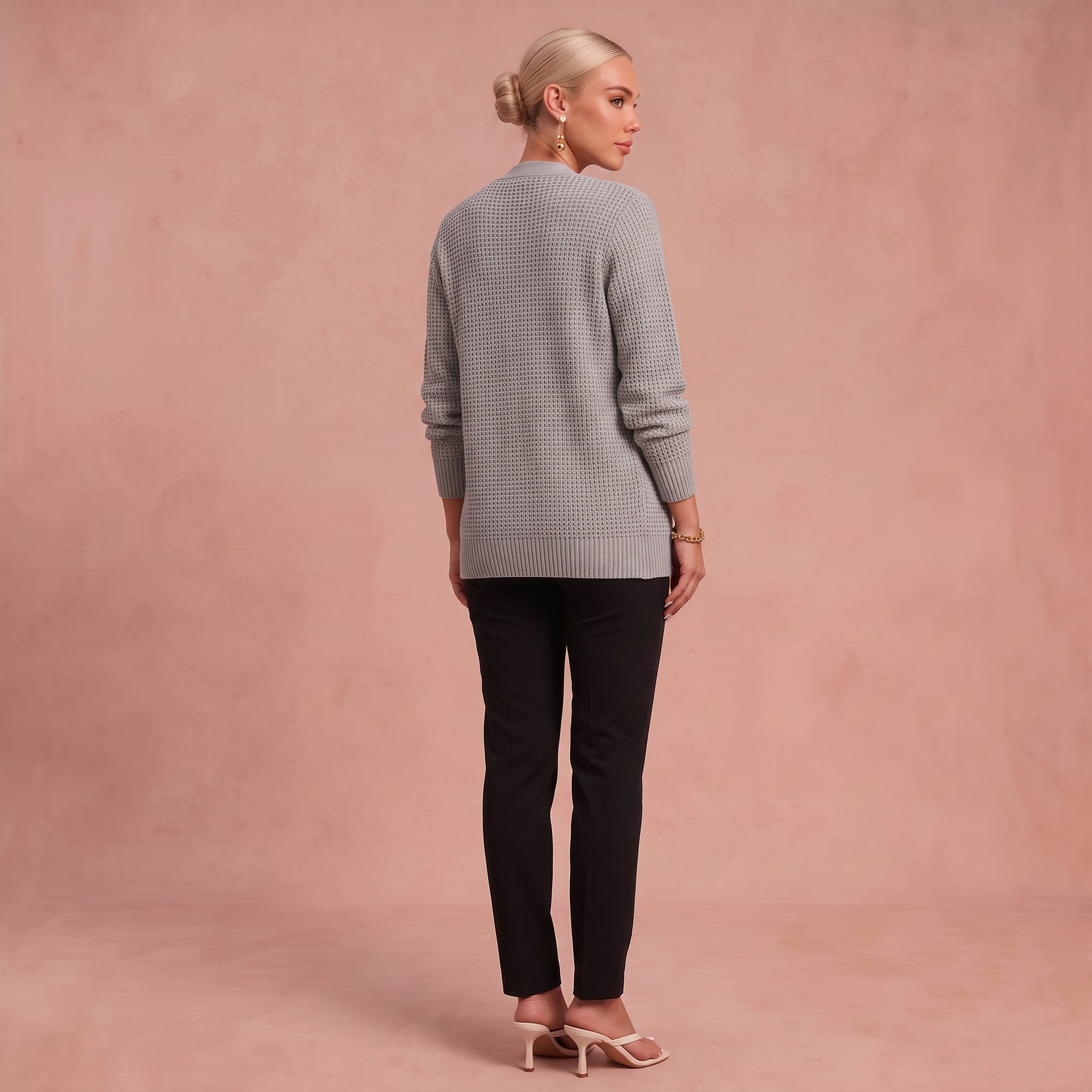 Cardigan "Anneliese" – Kasjmiermix Klassiek