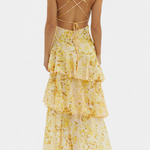 Chiffon Kleed "Nina" – Diepe V-Hals