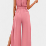 Asymmetrische Jumpsuit "Antonia" – Cut-Out & Strikmouw