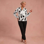 Blouse "Marie" – V-Hals & Lange Mouwen
