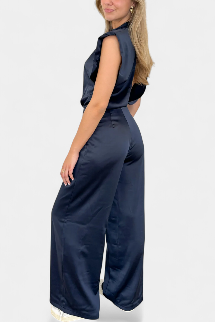Rugloze Jumpsuit "Marie-Luise" – Vloeiend