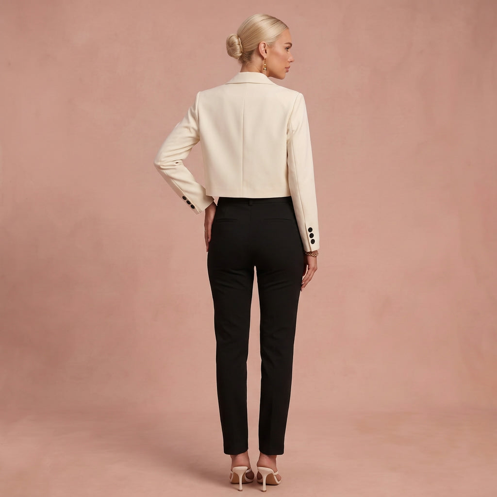 Blazer court – Élégant et minimaliste