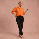 Blouse "Rosa" – Romantisch & Luchtig