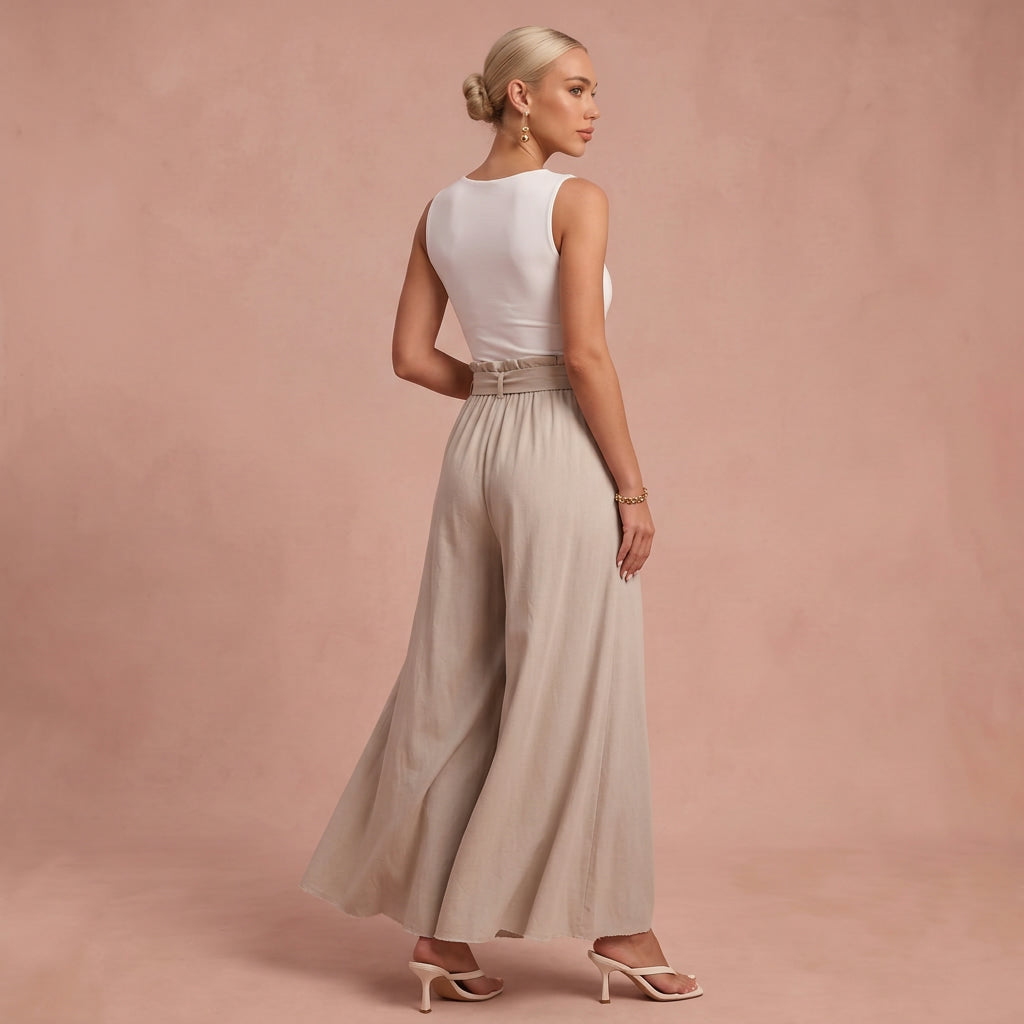 Losse Broek "Lea" – Hoge Taille