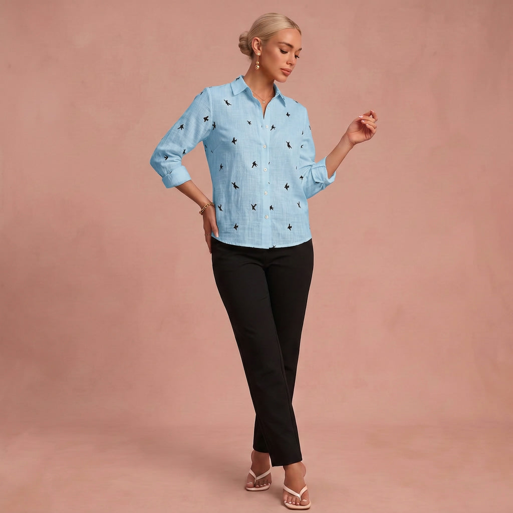 Blouse "Lotte" – Katoen & Linnen