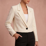 Blazer court – Élégant et minimaliste