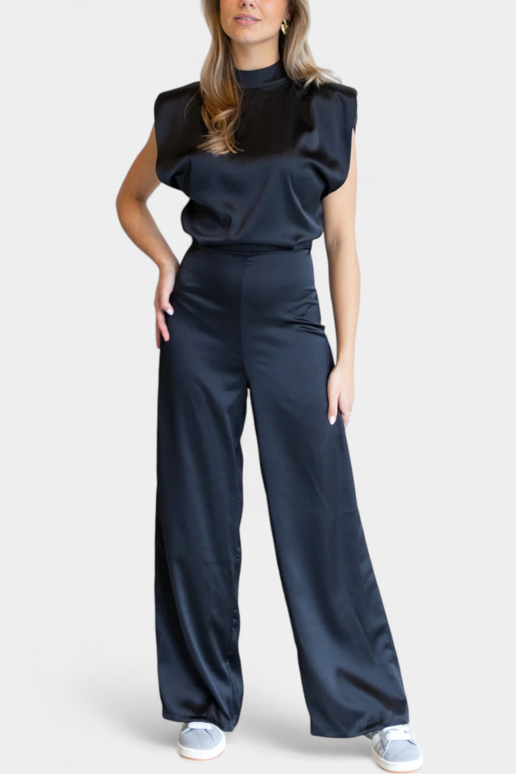 Rugloze Jumpsuit "Marie-Luise" – Vloeiend